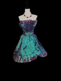 Vintage Ball Gown Strapless Grape Taffeta Hoco Gowns Short 16th Birthday Dress Homecoming Dresses Cocktail Gown HZ0311