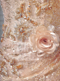 Sparkly Mermaid Off The Shoulder Blush Pink With Sleeves Long Formal Prom Dresses Night Outfits Party Gowns HZ0311