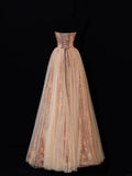 Affordable A Line 1950s Formal Sweetheart Sequins With Beads Style Impress Long Prom Dresses Party Gowns HZ0311