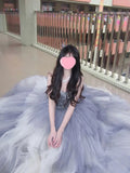 Cute Ball Gown Strapless Sleeveless With Beaded Bodice Tulle Long Quinceanera Dresses Sweet 15 16 Birthday Outfits HZ0311