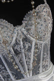 Vintage Mermaid Spaghetti Strap Silver Gray Silk Satin 2000s Prom Dress Inspo With Slit Lace Formal Party Gowns Formal Dresses HZ0311