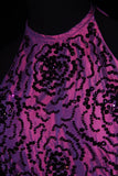 Cute Ball Gown Halter Grape Taffeta With Beads Short 18th Birthday Dress Homecoming Dresses Cocktail Gown HZ0311