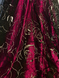 Vintage Mermaid Halter Burgundy Black Lace With Beading Sleeveless Long Prom Dresses High School Senior Graduation Dance Evening Dress HZ0311