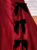 Elegant Ball Gown Off The Shoulder Burgundy Wine Red Long Formal Prom Evening Dresses Dinner Outfits Party Gowns HZ0311