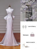 Sparkly Mermaid Spaghetti Straps Sequins With Beaded Sleeveless Long Formal Fancy Prom Evening Dress Dinner Outfits Party Gowns HZ0311