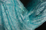 Vintage 80s Formal Mermaid Sweetheart Blue With Pleated Slit Beads Sleeveless Long Prom Dresses Party Formal Gowns HZ0311