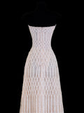 Wedding Gowns Dresses Elegant A Line Strapless Champagne With Beadings Long Petite/Plus Size Bridal Gowns For Women HZ0311