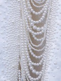 Timeless Wedding Gowns Dresses Romantic Mermaid Halter Pearls for Bride With Beadings White Petite/Plus Size Bridal Gown For Women HZ0311