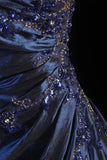 Vintage Ball Gowns Women's Cocktail Party Gowns Strapless With Beads Lace Cape Tops Long Graduation Dinner Outfits Prom Dresses HZ0311