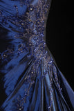 Vintage Ball Gowns Women's Cocktail Party Gowns Strapless With Beads Lace Cape Tops Long Graduation Dinner Outfits Prom Dresses HZ0311