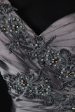 Vintage 50s 1950s Formal Mermaid One Shoulder Grey Tiered Pleated With Beads Style Impress Long Prom Dresses Party Formal Gowns HZ0311