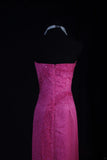 Vintage Prom Dresses Inspiration A Line Sweetheart Pink Semi Formal 90s Prom Dresses With Beads For Teenagers High Schools HZ0311