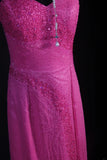 Vintage Prom Dresses Inspiration A Line Sweetheart Pink Semi Formal 90s Prom Dresses With Beads For Teenagers High Schools HZ0311