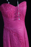 Vintage Prom Dresses Inspiration A Line Sweetheart Pink Semi Formal 90s Prom Dresses With Beads For Teenagers High Schools HZ0311