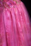 Vintage Ball Gowns Prom Dress Aesthetic Strapless Hot Pink 1950s Style Impress Long Prom Dresses Party Formal Gowns HZ0311