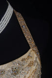 Sparkly Prom Dresses Aesthetic Mermaid Halter Champagne With Beads Inspo Impress Long Party Formal Gown For Senior Teens High Schools HZ0311