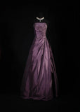 Stunning Navy Blue Strapless Beaded Long Prom Dresses Evening Formal Dress HZ0311