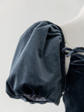 Sexy Mermaid Spaghetti Straps Navy Blue Velvet Prom Dress Fashion Aesthetic For Teens Formal Dresses Party Outfits Prom Gown HZ0311