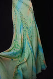 Vintage Prom Dresses 1950s Mermaid One Shoulder Chiffon Green Long Parties Gowns Evening Dresses HZ0311
