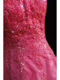 Vintage A line Spaghetti Straps Pink Backless Long Formal Old 1950s Prom Dresses Night Outfits Party Gowns HZ0311