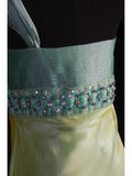 Classy Prom Dresses 1950s Mermaid One Shoulder Yellow Vintage Long Parties Gowns Evening Dress HZ0311