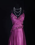 Classy Prom Dresses 1950s A line Spaghetti Straps Grape Tulle Long Parties Gowns Evening Dress HZ0311