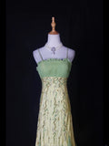Vintage A Line Spaghetti Straps Chiffon Beaded Tiered Bodice Long Prom Dresses Impress 18th Birthday Outfits Prom Gown HZ0311
