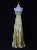 Vintage A Line Spaghetti Straps Chiffon Beaded Tiered Bodice Long Prom Dresses Impress 18th Birthday Outfits Prom Gown HZ0311