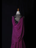 Vintage Mermaid Boat Black Tops Lace Grape Chiffon Appliques Beaded Bodice Long Prom Dresses Impress 18th Birthday Outfits Prom Gown HZ0311