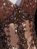 Vintage A line 1980s Sweetheart Tulle With Beads Long Prom Dresses Impress 20th Birthday Outfit Formal Gowns HZ0311