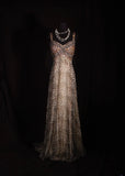 Vintage 2000s A Line Spaghetti Straps Leopard Print Beaded Bodice Plus Size Long Prom Dresses Impress 21th Birthday Outfits Prom Gown HZ0311