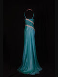 Vintage 2000s Mermaid Spaghetti Straps Chiffon Appliques Plus Size With Lace Long Prom Dresses Impress 21th Birthday Outfits Prom Gown HZ0311