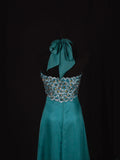 Vintage 2000s A Line Halter Chiffon Embroidery Beads Plus Size With Gem Long Prom Dresses Impress 21th Birthday Outfits Party Gown HZ0311
