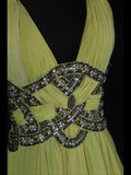 Vintage A line 80s Halter Ombre Yellow Grape Beads Chiffon With Beaded Ruffled Long Prom Dresses Inspo Birthday Outfit Formal Gowns HZ0311