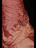 Vintage Mermaid One Shoulder 1970s With Pleated Ruffled Taffeta Bodice Long Prom Dresses Inspo 19th Birthday Outfit Formal Gown HZ0311