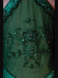 Retro 60s A line Halter Dark Emerald Green Satin With Beads Long Prom Dresses Inspo 22th Birthday Outfit Formal Gown HZ0311