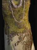 Retro 60s Mermaid Sweetheart Yellow Lace Chiffon With Beads Long Prom Dresses Inspo 22th Birthday Outfit Formal Gown HZ0311