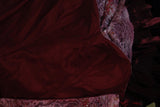 Retro 1950s Mermaid Halter Burgundy Taffeta With Beads Cape Tiered Long Prom Dresses Inspo 21st Birthday Outfit Formal Gown HZ0311