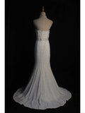 Vintage Mermaid Sweetheart White 1950s With Pearls Beaded Bodice Long Prom Dresses Inspo Birthday Outfit Formal Gown HZ0311