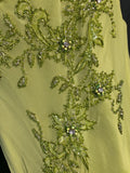 Vintage Mermaid Sweetheart Sage Green Chiffon 1950s With Beads Lace Bodice Long Prom Dresses Inspo Birthday Outfit Party Gown HZ0311