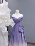 Chic A line Off The Shoulder Lilac Pink Ombre Sequin Long Prom Formal Fancy Evening Dresses Dinner Outfits Classy Party Gowns HZ0311