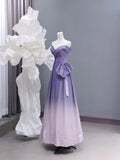 Chic A line Off The Shoulder Lilac Pink Ombre Sequin Long Prom Formal Fancy Evening Dresses Dinner Outfits Classy Party Gowns HZ0311