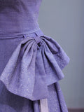 Chic A line Off The Shoulder Lilac Pink Ombre Sequin Long Prom Formal Fancy Evening Dresses Dinner Outfits Classy Party Gowns HZ0311