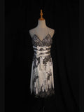 Vintage A line Halter Black Lace With Beads White Short 18th Birthday Dress Homecoming Dresses Cocktail Gown HZ0311