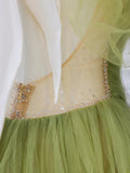 Modest Prom Dresses Aesthetic A Line One Shoulder Sage Green Tulle Inspiration Impress Long Party Formal Gown For Teenagers High Schools HZ0311
