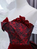 Chic Sheath Sweetheart Burgundy Velvet Long Prom Formal Fancy Evening Dresses Dinner Outfits Classy Party Gowns HZ0311