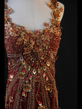 Vintage A Line Sweetheart Burgundy 80s With Beaded Appliqued Bodice Long Prom Max Dresses Inspo 18th Birthday Outfit Formal Dress For Women HZ0311