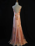 Vintage Mermaid Spaghetti Straps Blush Pink Lace 80s With Beads Appliques Long Prom Max Dresses Inspo 18th Birthday Outfit Formal Dress For Women HZ0311