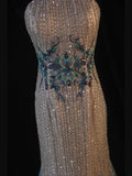 Vintage Mermaid Champagne Halter 70s With Beads Long Prom Max Dresses Inspo 18th Birthday Outfit Formal Dress For Women HZ0311