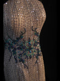 Vintage Mermaid Champagne Halter 70s With Beads Long Prom Max Dresses Inspo 18th Birthday Outfit Formal Dress For Women HZ0311